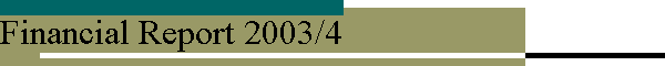 Financial Report 2003/4
